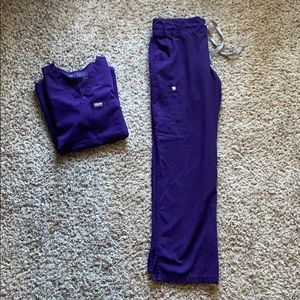 Purple FIGS scrubs